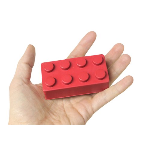 Curious Minds Busy Bags 12 Building Brick Block Stress Balls Small Novelty Toy - Party Favors