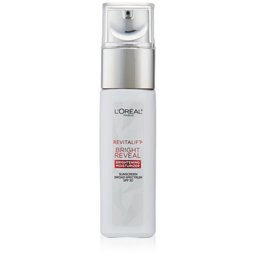 L'Oréal Paris Revitalift Bright Reveal Anti-Aging Day Cream with SPF 30 with Glycolic Acid, Vitamin C & Pro-Retinol, Reduce Wrinkles 1 fl. oz.