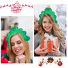ZEYER Christmas Headband Green Christmas Tree Headband with Star and Small Colored Light Design Hair Band Hair Accessories