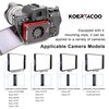KOERTACOO Camera External Cooling System/Cooling Fan for Live Broadcast - with Cooling Sheet - for Sony A7M4/ZVE1/A6700/A7C2/ZV-E10/ZV1/A7C/A7S3/FX3,for Canon R5/R6, for Fujifilm X-T4/XS10 Cameras