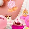 9 Pcs Dog Themed Party Decorations Pink Dog Honeycomb Centerpieces Dog Party Favors Dog Themed Birthday Party Supplies Puppy Party Decorations Pets Table Decorations for Dog Theme Birthday Party