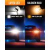 LUYED 3156 3157 LED Bulb Back Up Reverse Lights 6500K Xenon White Super Bright 3056 3057 3057K 4157 LED Bulbs with Projector for Tail Turn Signal Brake DRL Lights,Pack of 4