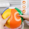 3 otters 24PCS Beach Balls for Kids, 8 Inch Inflatable Beach Balls Bulk for Party Supplies Decorations, Adults Kids Summer Swimming Pool Toys Party Favors