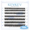 Lash Clusters 84 Pcs Cluster Lashes Eyelash Clusters DIY Cluster Eyelash Extensions Individual Lashes Thin Band & Soft(Gale,C-8-16mix)