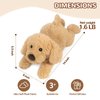 Cuckool Golden Retriever Stuffed Animals, Microwavable Stuffed Animals Heating Pad for Cramps, Pain Stress Relief, Heatable Coolable Lavender Scented Plush Toy for Anxiety, Women & Kids Bedtime