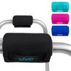 Vive Walker Grips - Padded Hand Covers - Soft Cushion Padding Medical for Folding Rolling Wheelchair, Rollator Handle, Senior, Elderly Grippers - Crutch Handle Pads - Mobility Aid Hand Cushion (Black)