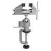 QWORK 3" Universal Tabletop Clamp Vice Tilts Rotate 360°, Portable Work Bench Vise for Drilling, Woodworking,Jewelry Making, Mental working