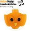 Mr. Pen Owl Pencil Grips, 6 pcs, Silicone Gel, Cute, Fits Pencils, Pens, Crayons
