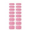 Self-Adhesive Glitter Shiny Pink Full Nail Wraps Stickers | Brighter, Thicker, Tougher Nail Polish Strips for Women Teens and Girls | DIY Nail Art Decoration (1 Sheet-16 Strips)