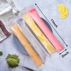 FEBSNOW 200 PCS Pop Bags Pop Mold Bags Popsicle Pouches Popsicle Molds Bags BPA Free Ice Pop Pouch with A Funnel for Yogurt, Ice Candy, Ice cream Party Favors(11"x2")