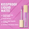 Oulac Matte Liquid Pinky Purple Lipstick for Women, Long Lasting Lipstick Waterproof Lip Stain, No Transfer, Creamy High Pigmented Formula with Rose Oil, Vegan & Cruelty-Free, Light Purple M14
