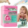HKHDICL Piggy Bank Toys for Kids Girls Aged 6 7 8 9 10,ATM Cash Coin Electronic Money Bank Password Saving Box for Kids Girls Toys Age 6-10,Birthday Toys for 8-10 Age Girls Kids (Pink)