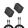 Anker iPhone 16 Charger, USB C Charger Block, 2-Pack 20W Fast Wall Charger for 16/16 Pro/Pro Max / iPad Pro and More, with 2 Pack 5 ft USB-C Cable