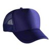 OTTO Polyester Foam Front 5 Panel Pro Style Mesh Back Trucker Hat - Purple