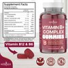 NEW AGE Vitamin B Complex Gummies with Vitamin B3, B5, B6, B7, B9 & B12 – with Biotin, Folic Acid & Vitamin C – Gluten-Free, Vegan, Made in The USA! (120 Count (Pack of 2))