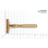 Merkur Adjustable Futur Safety Razor Gold Plated 702