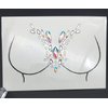 Body Gems Stickers, Chest Gems and Breast Pasties Jewelry Makeup Set, Body Jewels for Festival Rave Party, 2-Pack