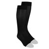 Truform Women's Compression Stockings, 20-30 mmHg, Knee High Length, Open Toe, Opaque, Black, Small