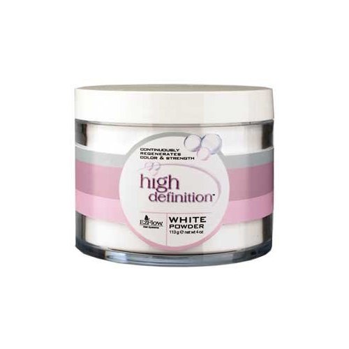 EZ Flow High Definition Powder False Nails, White, 4 Ounce