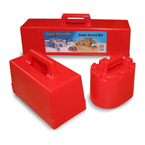 Flexible Flyer Snow Fort Building Kit Brick Form & Sand Castle Mold Block, Beach & Winter Toy