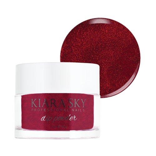 Kiara Sky Long Lasting Nail Dip Powder Red Tones 1 oz, Wine Not?
