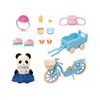 Calico Critters Pookie Panda Girl's Cycle & Skate Set, Dollhouse Playset with Figure and Accessories