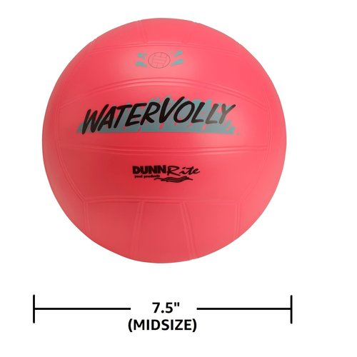 DUNNRITE Products Outdoor Pool and Beach Volleyball Choose from Two Colors (Hot Pink)