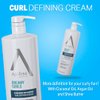 agilise - Dreamy Curls Defining Cream - Curl Modeling Creams for Wavy and Coily Hair Care, Styling Product - VEGAN, Argan & Coconut Oil, Shea Butter - 33.8fl.oz/1L