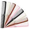 Feewala Combs Set, Classic Hair Comb, Fine and Wide Teeth, For Hairdressing, Grooming, Detangling, Sectioning, Teasing, For Women and Men, 7 Inches, 4 Colors and 8 Pieces