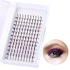 Glitter Lash Extensions, UHOMENY False Lashes for Eyelash Extensions D Curl Cosplay Eye Lashes Single Lash Spike Eyelash Extension Party Makeup Eyelashes, Mix 11-16mm (purple)