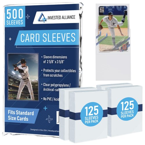 Standard Card Sleeves 500pk | Penny Sleeves. Baseball Card Sleeves. Soft Trading Card Sleeve. Penny Sleeves for Trading Cards. Plastic Card Sleeves. Ultra Clear Card Sleeves. Pro Sports Card Sleeves.