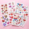 8 Sheet Valentines Day Temporary Tattoo Love Heart Tattoos Lips Flowers Waterproof Fake Tattoo Stickers for Lover Party Decorations Girls Women Favor Party Supplies…
