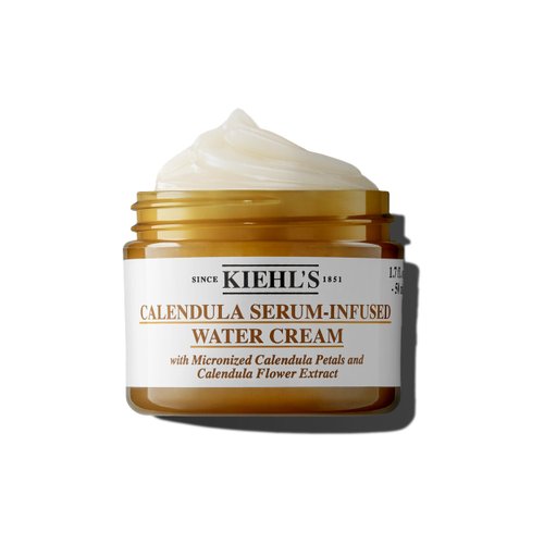 Kiehl&#39;s Calendula Serum Infused Water Cream, Soothing Gel Moisturizer for All Skin Types, Visibly...