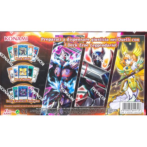 Yu Gi Oh- Deck of Cards, Assorted Colours, Legendary Hero