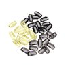Snap Comb Hair Clips for Veil, Hair Extensions 32 mm - Ivory - 12 Pieces