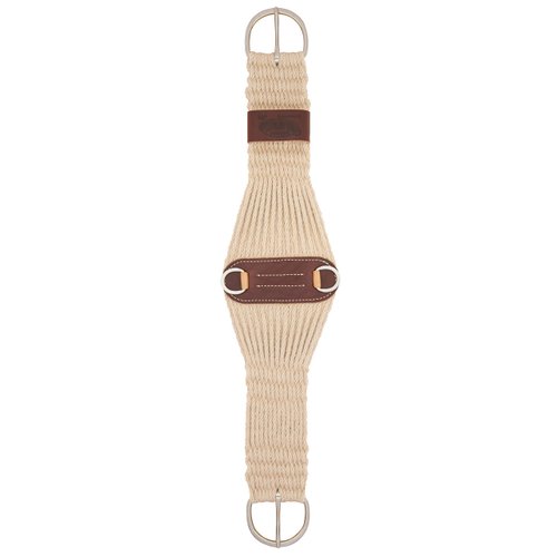 Weaver Leather 100% Mohair 27-Strand Roper Cinch , Natural, 30"