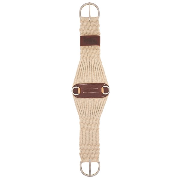 Weaver Leather 100% Mohair 27-Strand Roper Cinch , Natural, 30"