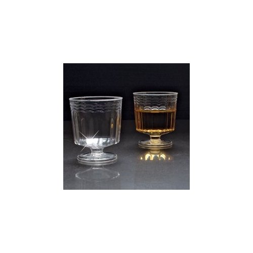 ONE PIECE CLEAR DISPOSABLE 2 OZ. WINE GLASS 24/10 240CS