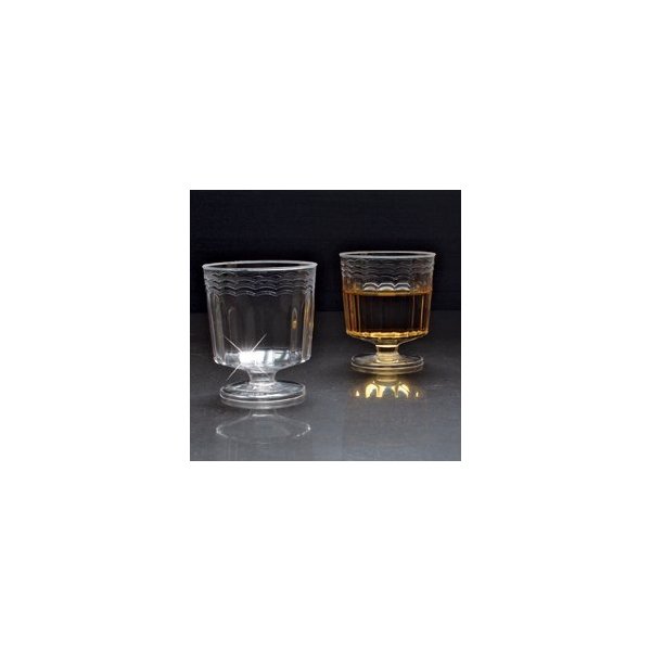 ONE PIECE CLEAR DISPOSABLE 2 OZ. WINE GLASS 24/10 240CS