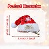 Totelux Christmas Hair Clips Sequins Red Santa Hat Hair Barrettes With Snowflakes Cute Alligator Clips Hair Accessories for Women Girls Christmas Party Supplies Cosplay Costumes accessories