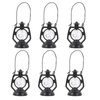 Toddmomy Mini Dollhouse Lantern 6Pcs Mini Kerosene Lamp Miniature Lantern Micro Landscape Ornament Mini Lantern for Dollhouse Accessories