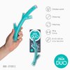 ZEUS Duo Stick Strong Dog Chew Toy for Active Chewers, Long Lasting Chicken Scent, Turquoise (96271)