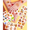 20 Sheets Funny Fall Leaves Temporary Tattoos Stickers,208 Pieces Autumn Fall Themed Tattoos Stickers Party Decoration Supplies Party favors for Kids Adults