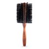 Spornette Italian Rounder 3 Inch Hair Brush (#955-XL) - Round Double Density Boar Bristle Brush With Wooden Handle For Blow Drying, Styling, Volumizing, Straightening And Curling Medium To Long Hair