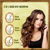 Light Brown Shampoo Para Pintar el Cabello - Instant Hair Dye Shampoo 3 in 1 Refresh Hair Color, Herbal Shampoo Hair Dye for Women Men, Easy to Use & Long Lasting Hair Color Shampoo 16.90 oz
