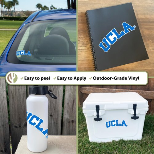 Desert Cactus University of California Los Angeles Sticker UCLA Bruins Vinyl Decal Laptop Water Bottle Car Scrapbook (IND D6)