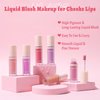 UCANBE Liquid Matte Blush Makeup for Cheeks, Highly Pigmented, Long Lasting, Anti-scratch, Natural-Looking, Daily Use Makeup Blush Suitable for Women Girls(04 Coral)