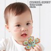 4 Pcs Suction Cup Spinner Toy for Babies, Baby Bath Toys for Toddlers 6 12 18 Months, Fidget Spinners Toy for Kids 1-3 Christmas Birthday Baby Gifts Spinning Sensory Toys