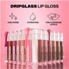 Dripglass Glazed High Shine Lip Gloss - Nude Gleam