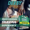 Derby & The Shave Factory Razor Blades | Black & Silver | Straight Edge Razor | Derby Single Edge Razor Blades | Shaving Kit from The Shave Factory (3 Pieces)